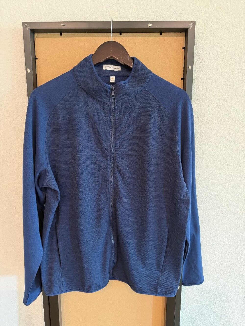 Peter Millar Navy Full-Zip Jacket
